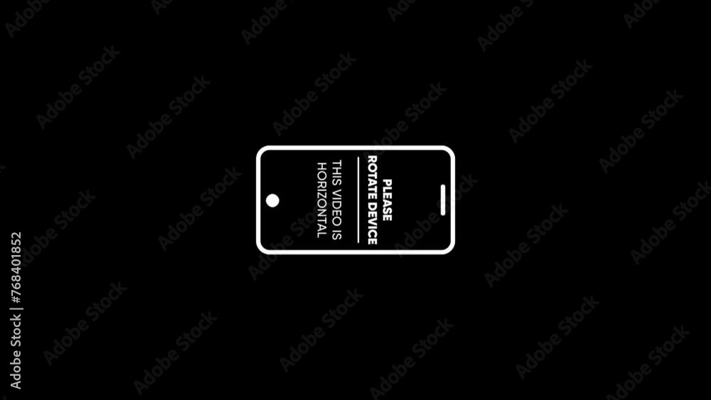 Rotate Your Phone for Horizontal Experience motion graphics Spanish version Rotate Your Phone for Horizontal Experience motion graphics Spanish version