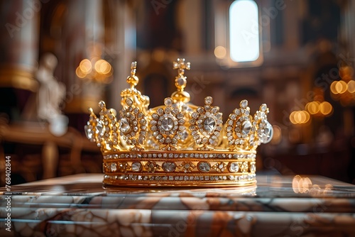 King queen treasure  wealth jewels crowns high quality photo background wallpaper   © Kornkanok