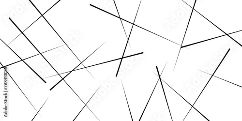 Geometric art random lines. Random geometric line pattern on a transparent background. abstract seamless line vector.