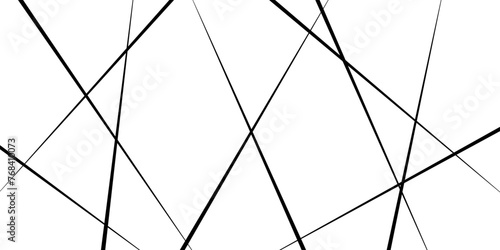 Geometric art random lines. Random geometric line pattern on a transparent background. abstract seamless line vector.