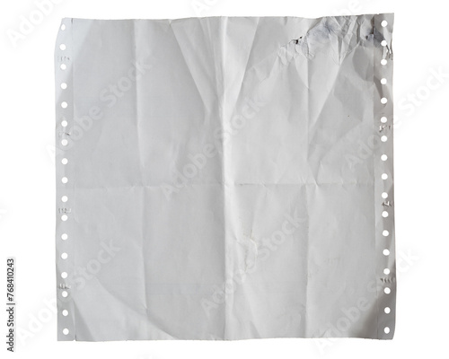 Continuous form paper