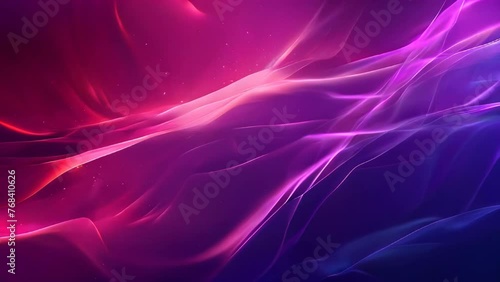 Purple abstract background with glowing lines. Vector illustration. Eps 10