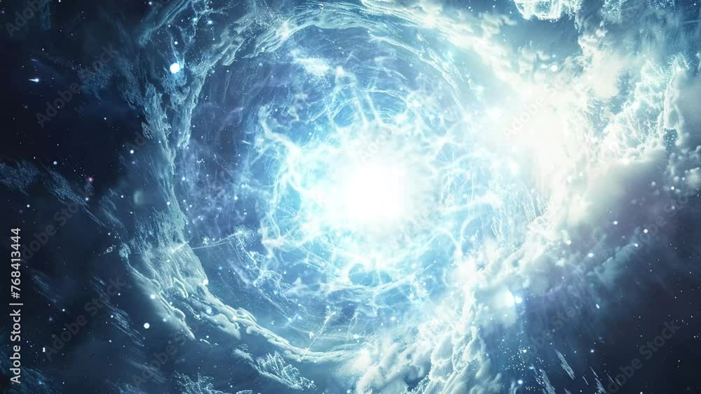 cinematic shot interstellar anomaly emerges amidst. space universe background. seamless looping overlay 4k virtual video animation background cinematic shot interstellar anomaly emerges amidst. space universe background. seamless looping overlay 4k virtual video animation background