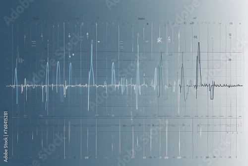 a serene light blue gradient background for a healthcare data dashboard  with subtle references such as heartbeat lines or EKG waveforms  creating a minimalist yet medically-inspired look