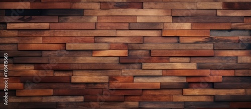 Close-up of a wooden wall with a variety of different vibrant colors and textures, creating a visually striking background