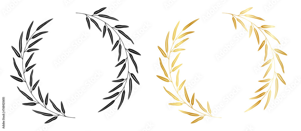 laurel wreath make from grass laurel wreath make from grass