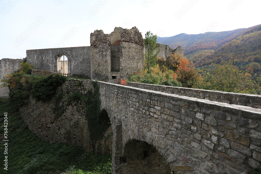 Obraz premium laviano castle country italy