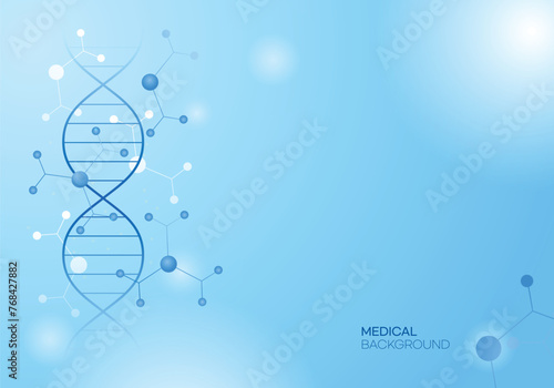 Medical and Technical Abstract Vector Illustration Background photo