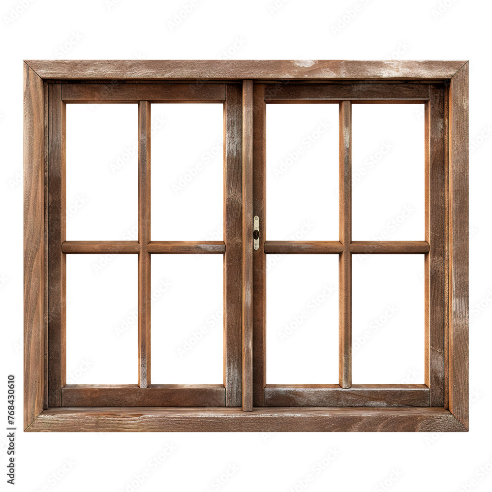 wooden window frame isolated on transparent background Remove png, Clipping Path, pen tool wooden window frame isolated on transparent background Remove png, Clipping Path, pen tool