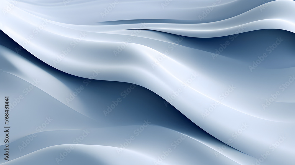 Obraz premium Digital technology 3D curve ice blue abstract graphic poster web page PPT background with generative