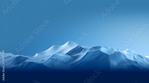Digital technology clean and simple ice blue abstract graphic poster web page PPT background with generative
