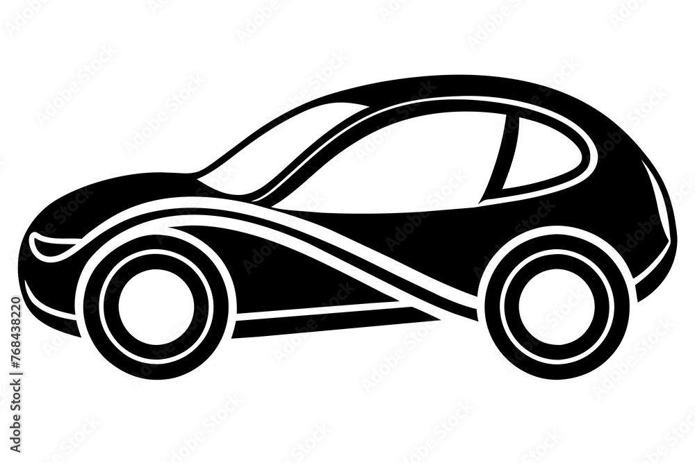 infinlty x car vector illustration
