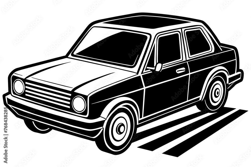 mirage mover car vector illustration