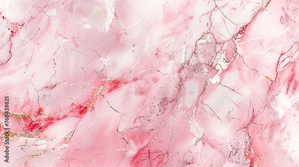 Pink and white marble stone textured pattern background