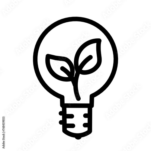 Simple Energy Saving Related Vector Line Icon,Contains Icons like Energy Cost,Power Consumption Rate.