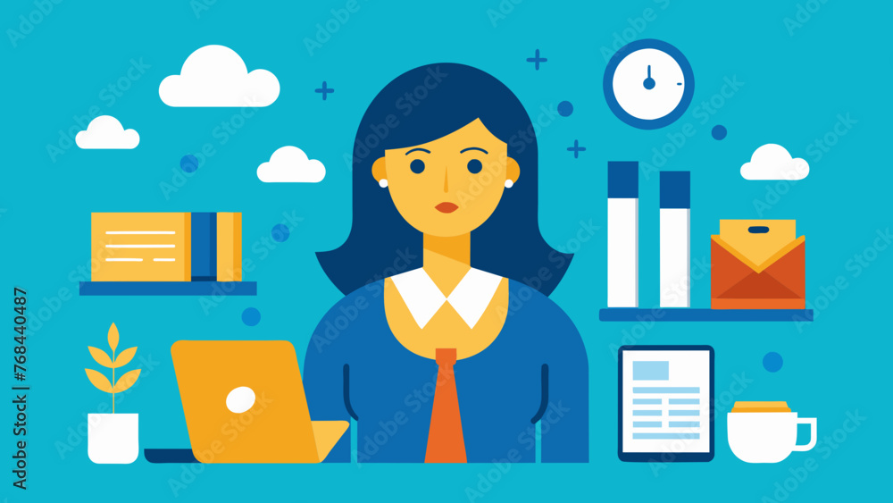 office worker vector illustration office worker vector illustration