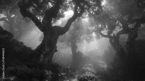 Enchanted forests shrouded in perpetual mist © AlexCaelus