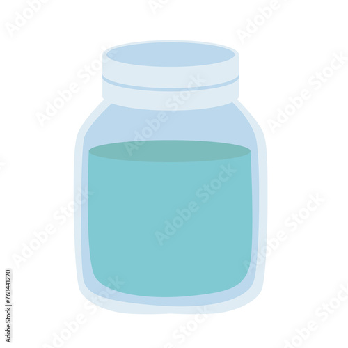 Water jar vector illustration design template elements