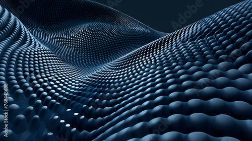 Wallpaper Mural HD blue metal background , generative ai Torontodigital.ca