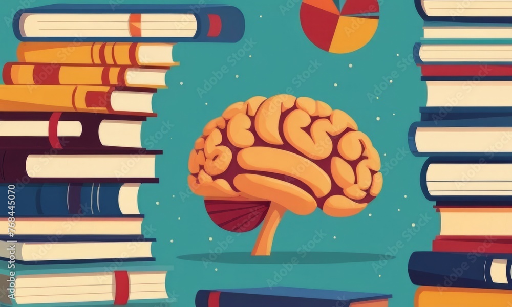 brain as a symbol of science concept drawing brain as a symbol of science concept drawing