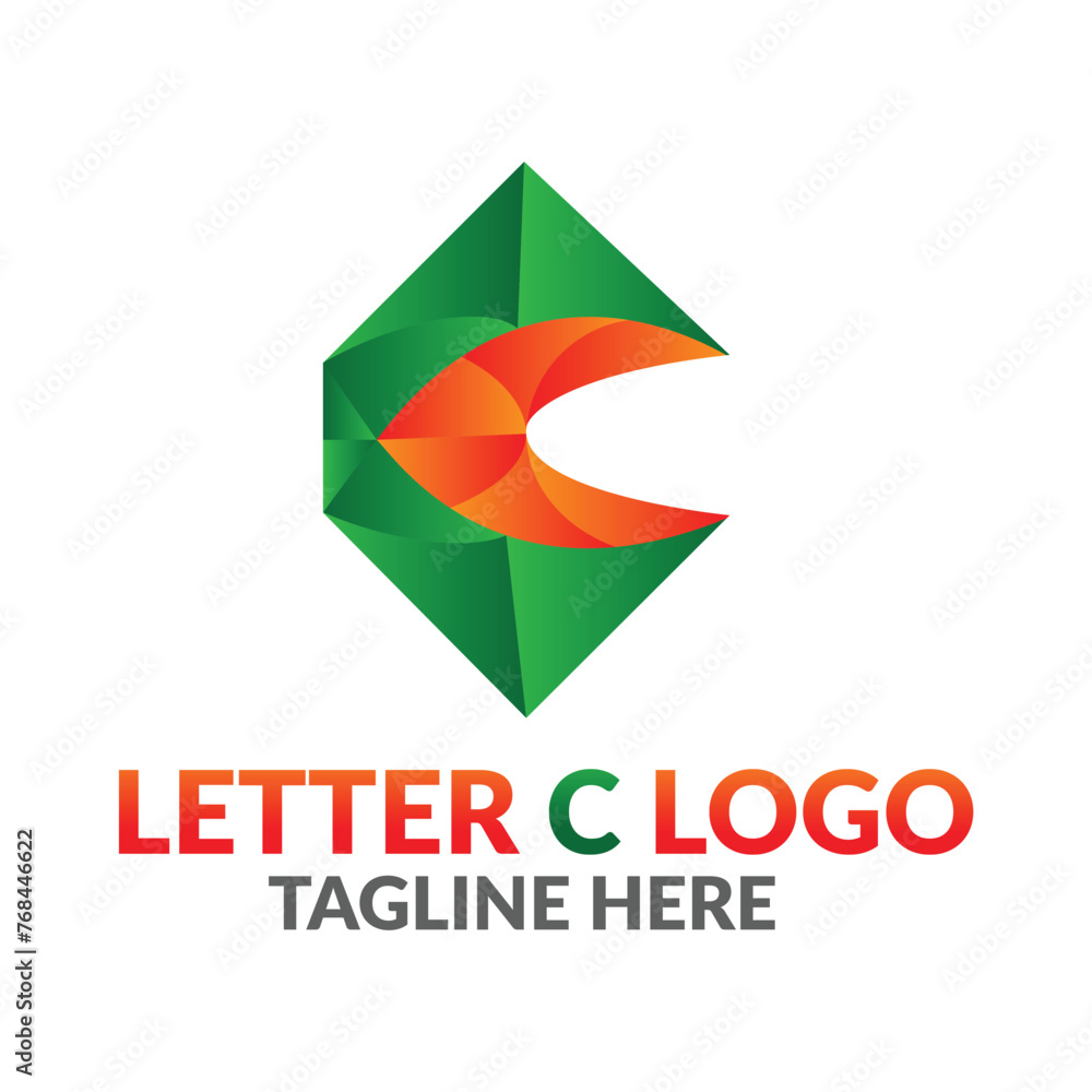 Letter c logo design free branding Letter c logo design free branding
