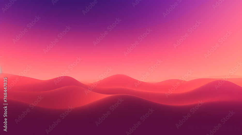 Digital technology minimalist gradient landscape abstract graphic poster web page PPT background with generative