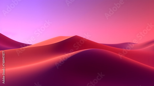 Digital technology minimalist gradient landscape abstract graphic poster web page PPT background with generative
