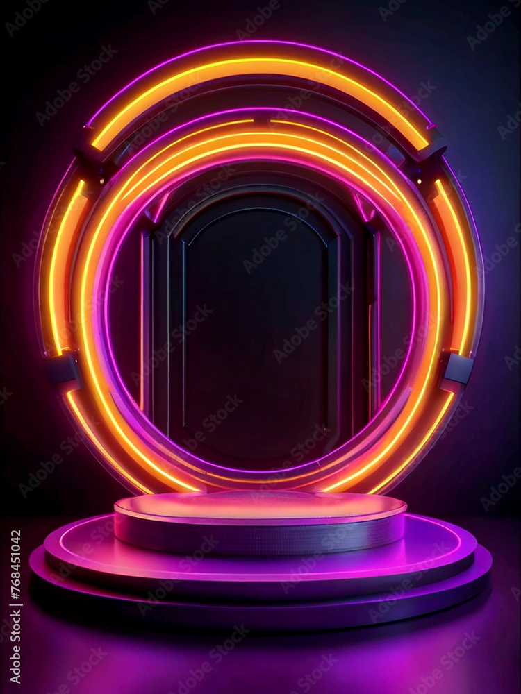 Cyber monday neon light glitter effect background Cyber monday neon light glitter effect background