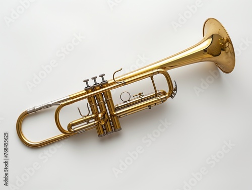 wind musical instrument trumpet close-up