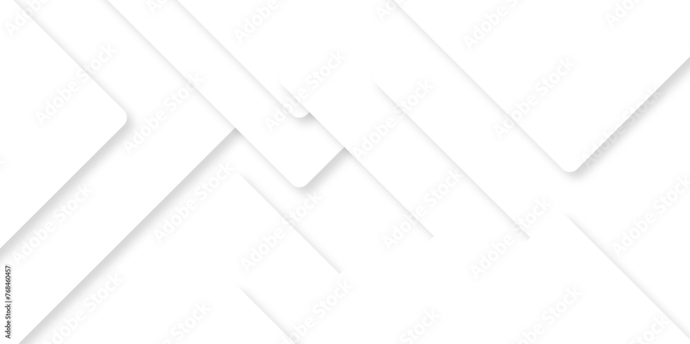 Modern abstract white and grey lines on light silver background. Seamless white geometric lines luxury shapes, vector background. computer geometric digital cards, flyer, poster, banner, design. - obrazy, fototapety, plakaty 