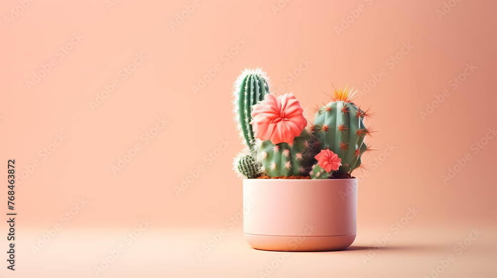 mini cactus potted plant