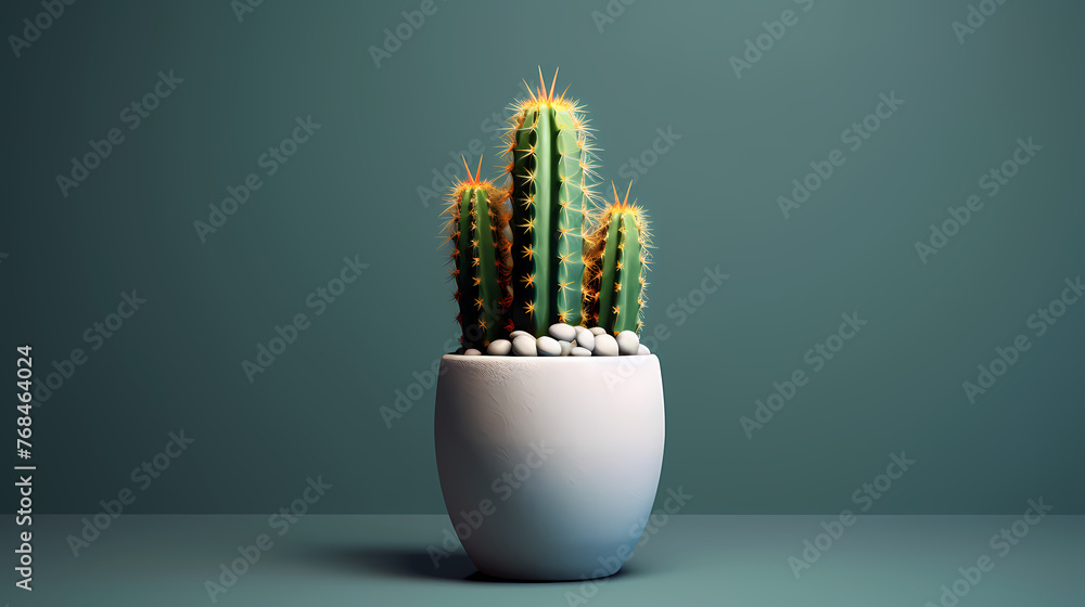 mini cactus potted plant
