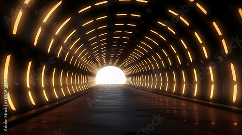 Charming tunnel of twinkling lights © Derby