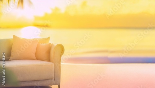 relaxing sofa by the sea © Bambi and Sunny