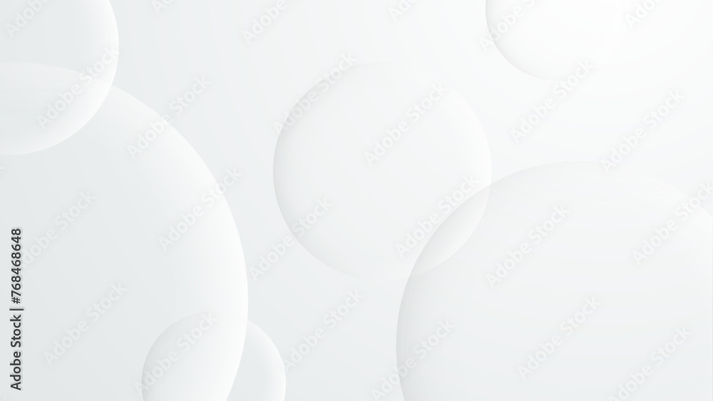White abstract background with shapes White abstract background with shapes