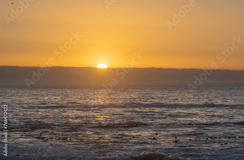 Sonnenuntergang an dem Green Point in Kapstadt an der Atlantikküste © Mathis