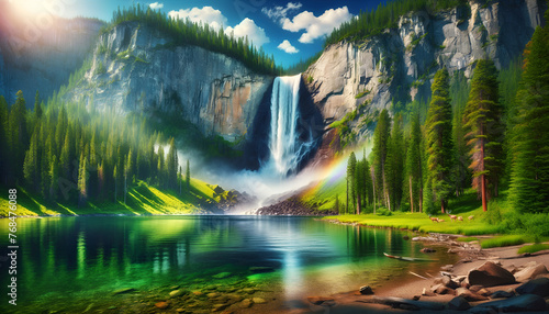 Whisper of the Wilderness: Waterfall Serenity © ArtJoe
