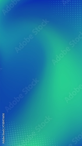 Blue green abstract vertical background for modern social media visuals