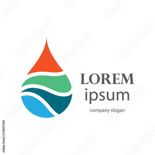 oil and gas fuel mining logo design