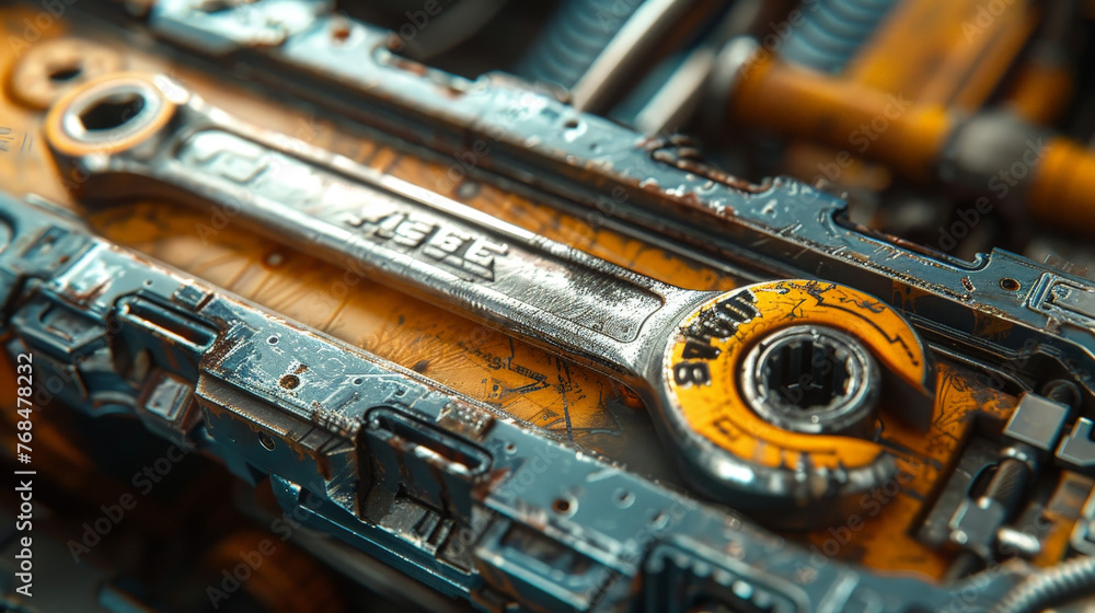 Wrench in the Gears: Industrial Machinery Scene Wrench in the Gears: Industrial Machinery Scene