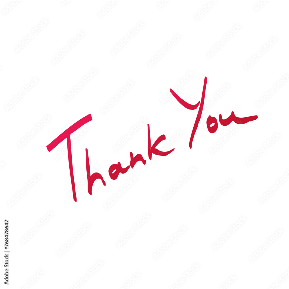 Thanks. Vector lettering Thanks. Vector lettering