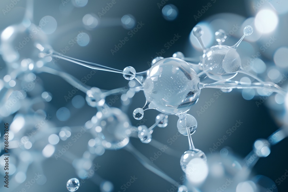 Texture of an atomic biological molecule. structure molecule background. Molecular DNA Texture of an atomic biological molecule. structure molecule background. Molecular DNA
