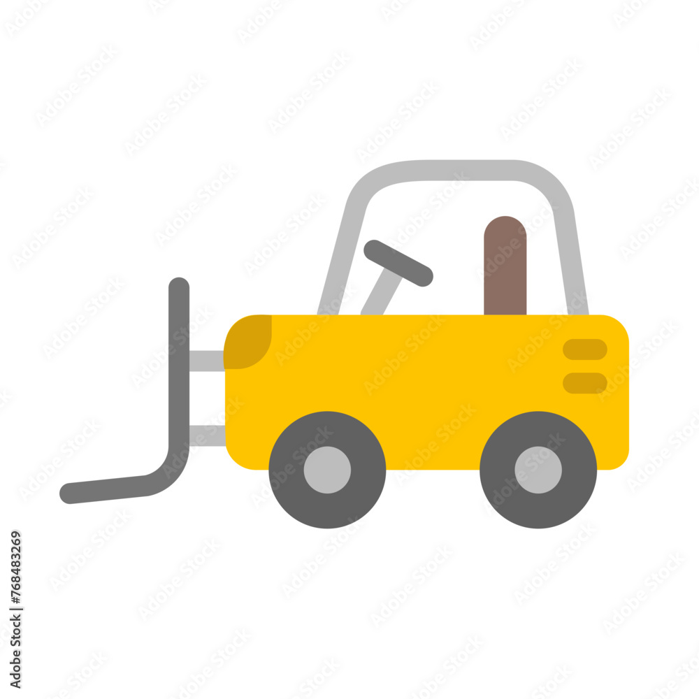 Plow Vector Flat Icon Design Plow Vector Flat Icon Design