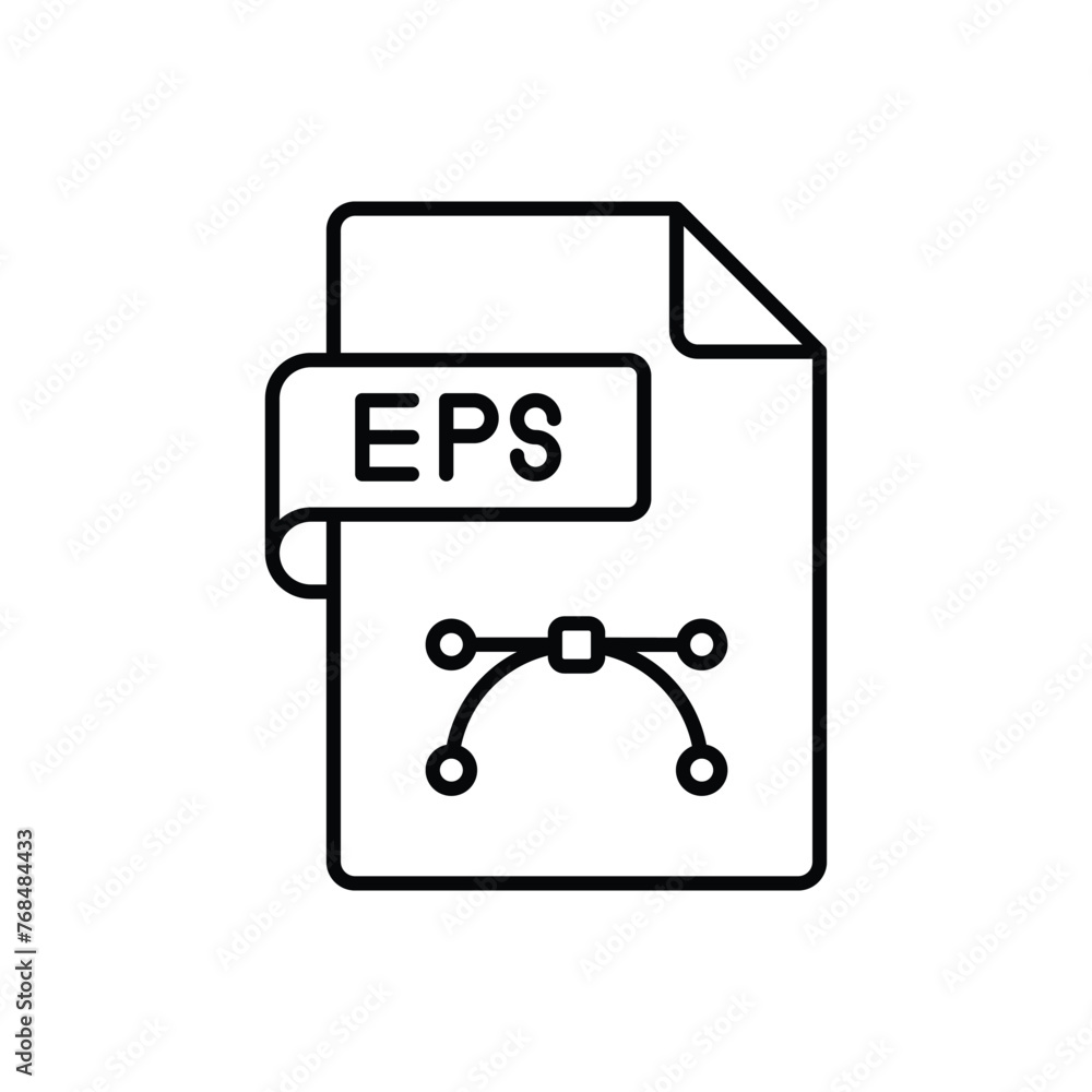 Thin Line File vector icon Thin Line File vector icon