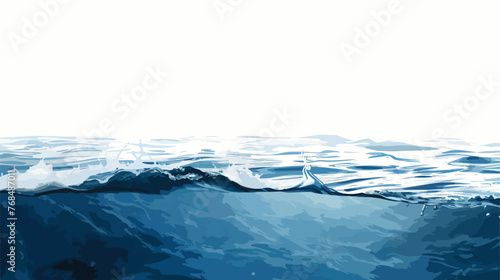 Water surface abstract background with a text field 