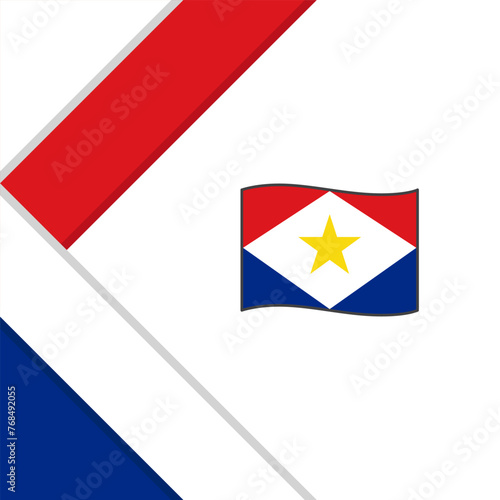 Free Download Saba Flag Abstract Background Design Template. Saba Independence Day Banner Social Media Post. Saba Illustration - GFXLoad