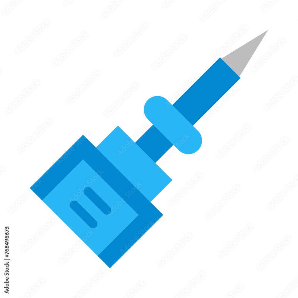 Nanomanipulator Vector Flat Icon Nanomanipulator Vector Flat Icon