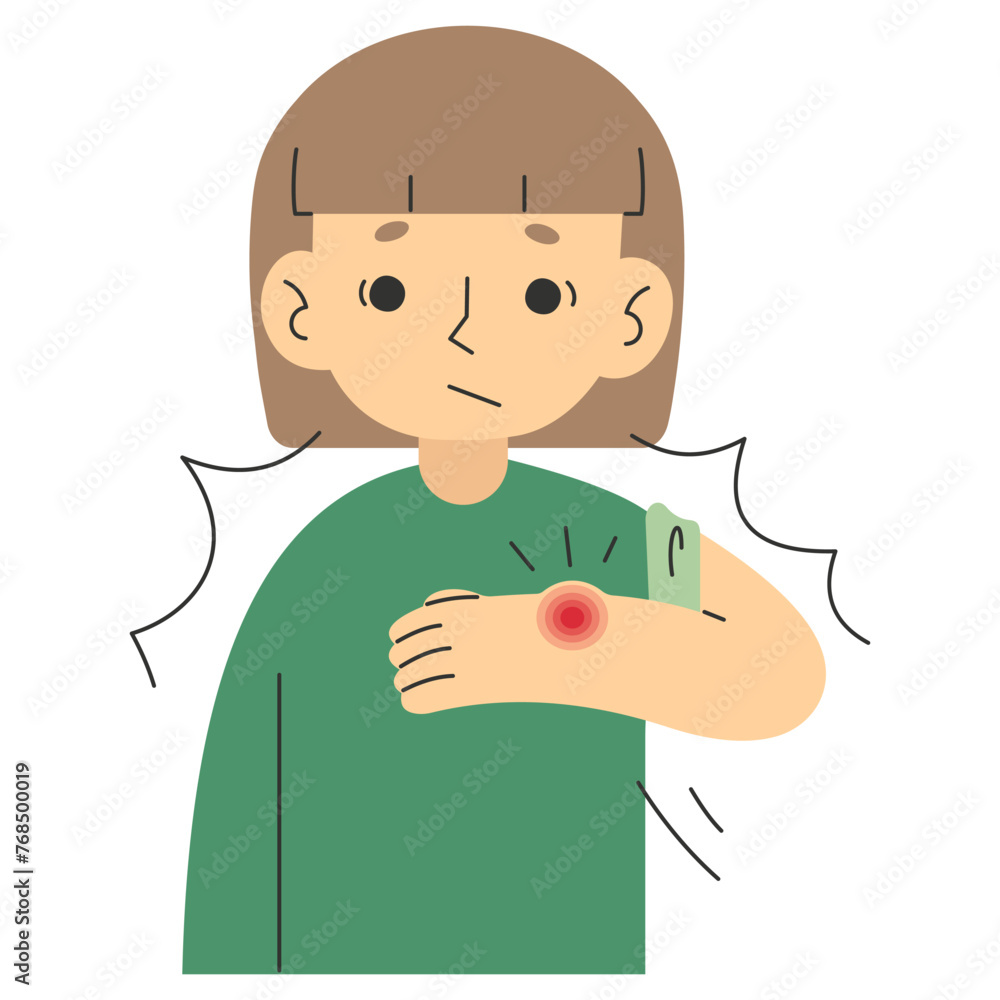 Swollen 6 cute on a white background, vector illustration. Swollen 6 cute on a white background, vector illustration.