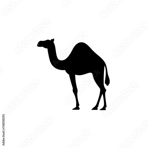 Simple camel isolated black icon