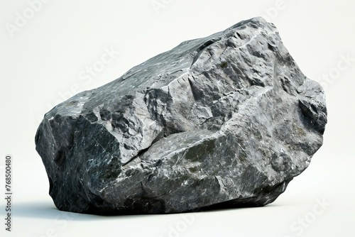 Rock stone isolated on a white background
